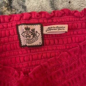 Juicy Couture pink Smocked Tube Top Dress - Medium
